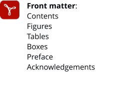 Front matter: Contents Figures Tables Boxes Preface Acknowledgements